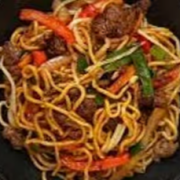 Sliced Beef Chow Mein